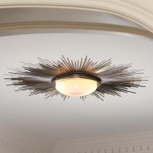  9.91412 - Sunburst Light Fixture-Nickel